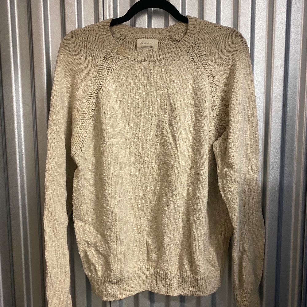 Crew neck Beige sweater